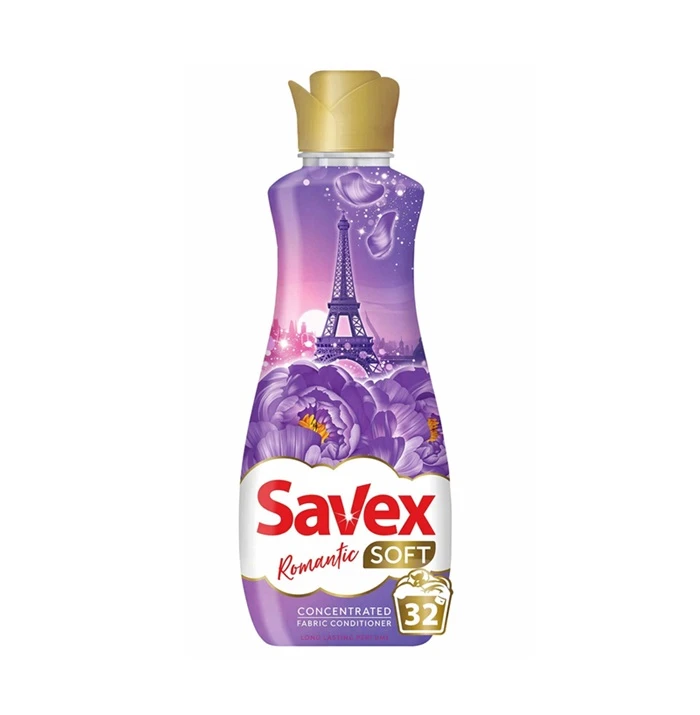 Balsam Rufe Concentrat Romantic 800ml 32 Spălări Savex Soft